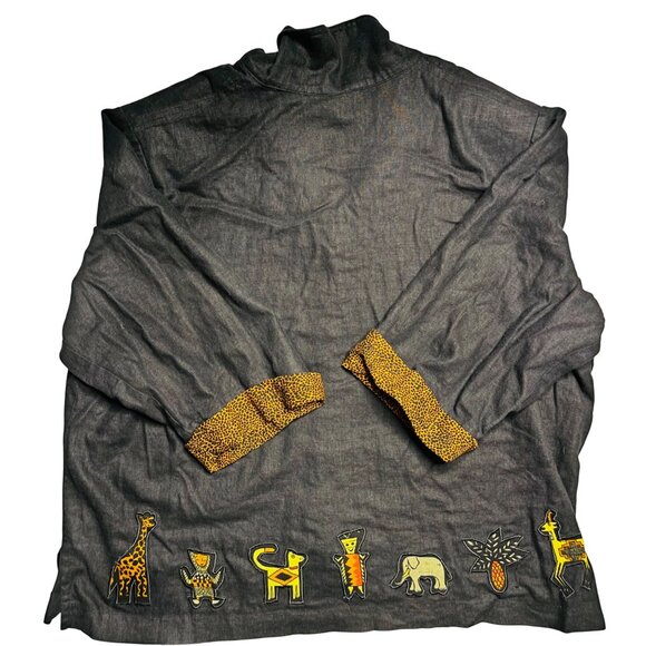 Stonebridge 20W Womens Two-Piece African Safari Print Outfit - Picture 3 of 16